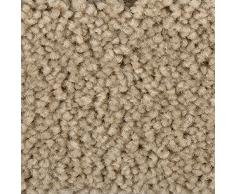 BODENMEISTER BM72182 Teppichboden Auslegware Meterware Hochflor Shaggy Langflor Velour beige 400 cm und 500 cm breit, verschiedene Längen, Variante: 2 x 4 m