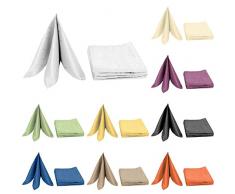 Moderno Servietten Damast Stoffservietten Ornamente Design 50x50 Orange (6er Pack)