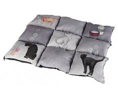 Trixie Decke Patchwork Cat, 55 × 45 cm, grau
