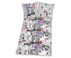 Herding DISNEYS VIOLETTA Bettwäsche-Set, Wendekopfkissen, Bettbezug 135 x 200 cm, Kopfkissenbezug 80 x 80 cm, Microfaser