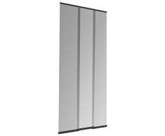 Windhager Insektenschutz PLUS Türvorhang Easy Lamellenvorhang Fliegengitter individuell kürzbar, 95 x 220 cm, anthrazit, 04314