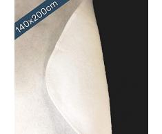 Webwarenhaus Laratex Matratzenunterlage Filzschoner atmungsaktiv | Für Lattenrost, 100% Polyester-Nadelfilz Matratzenauflage (140 x 200cm)