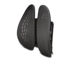 Kensington K60412WW Rückenstütze, Stoff, Plastik, Schwarz, 40x41x9 cm