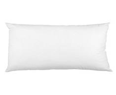 Hirsekissen 40x80cm, weiß, mit Bio-Hirseschalen, dirket befüllt