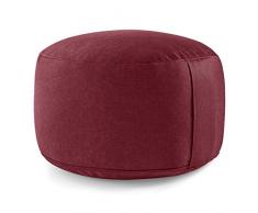 Lotuscrafts Meditationskissen/Yogakissen Lotus - extra hoch (20 cm) - Yoga Sitzkissen mit Dinkelfüllung (Dinkelspelz) - waschbarer Bezug aus Baumwolle (KBA) - GOTS Zertifiziert