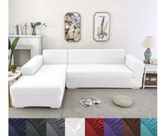 Youjoy Sofabezug，L-förmiges Ecksofa mit Elastische Stretch Sofabezug für 1/2/3/4 Sitzer