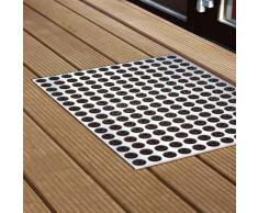 Radius Fussmatte Edelstahl Feet Back groß 78 x 58 cm - 513 a