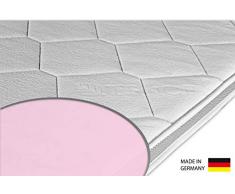 ARBD Matratzenauflage - Topper | Modelle mit 7-12cm Gesamthöhe | waschbarer Bezug mit 3D-Mesh-Klimaband (H3-7 cm, 90 x 200 cm)