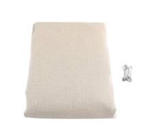 iFCOW Sofaüberwurf, bequemer Sofaüberzug, Stuhlüberwurf, Möbelschutz, Schonbezug, Cremefarbener Einzelsitz, 215 x 200 cm., M