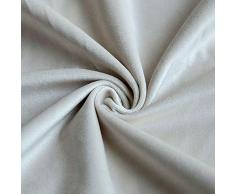 MIULEE 2er Set Samt Zierkissenbezug ohne Füllung-Zierkissenhülle Dekorative Kissenbezug Dekokissen Kissenhülle mit Verstecktem Reißverschluss 20x20 Zoll 50x50 cm Creme weiß