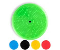 ZenOne Sports ZenBalance Balancekissen, orthopädisches Sitzkissen, Luftkissen für aufrechte Haltung, Reha-Sport, Balancetraining & Krafttraining, inkl. Pumpe, E-Book & Workout-Guide, 33 cm (Grün)