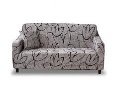 HOTNIU Elastischer Sofa-Überwürfe Antirutsch Stretch Sofaüberzug, Sofahusse, Sofabezug, Sofa Abdeckung Hussen für Sofa, Couch, Sessel in Verschiedene Größe und Farbe (3 Sitzer, Pattern_sl)