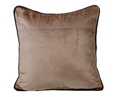 The HomeCentric Braun Kissenbezüge 65 x 65 cm, Samt Kissenbezug, handgemachte Dekokissenbezug Braun - Creamy Browns