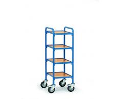 Fetra Beistellwagen 250 kg, Ladefläche 320x470mm, mit Holzwerkstoffplatten