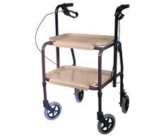 Aidapt VG798WB Höhenverstellbarer Küchentrolley Strolley mit Bremsen