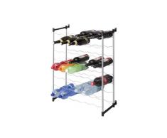 Metaltex 383748099 Flaschenregal für 48 Flaschen 58 x 26 x 83 cm Merlot