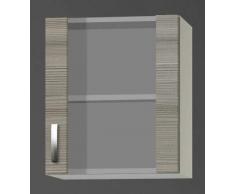 idealShopping GmbH Glashängeschrank Vigo OG556-9 in Pinie Nachbildung