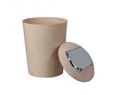 Kela 22769 Schwingdeckeleimer 5 l, Kunststoff, Marta, creme