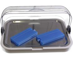 Buffet Vitrine 4 teilig Rolltop-Haube