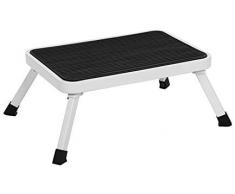 3legschair Klappstufe Tritthocker Weiss Klappbar Wohnwagen Klapptritt Camping Hocker Anti Rutschmatten Klein Kompakt Küche