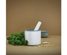 RIG-TIG by Stelton Crush-IT Mörser, Stein, weiß, 12 x 12 x 17.5 cm