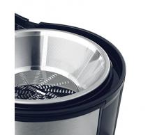 Bosch MES3500 Entsafter VitaJuice 3 700 W, XL-Einfüllschacht, Edelstahl-Microfilter-Sieb, Saftauslauf und Gehäuse aus Edelstahl, Ausgießer mit DripStop, blau / silber