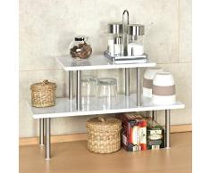 bremermann Küchenregal, Universalregal, Gewürzregal (Weiß)