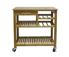 Happy Home Küchenwagen mit Schublade HKD05-HOL