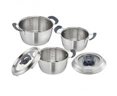 Tefal C817S3 Ovation Topfset 6-teilig, stapelfähig, induktionsgeeignet