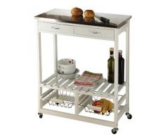 Küchenrollwagen, weiß