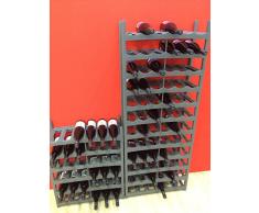 Rotho Vario Flaschenregal, Kunststoff (PP), anthrazit, (60 x 22 x 14 cm)