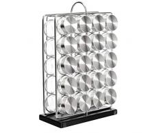 AmazonBasics – Gewürzregal mit 20 Gläsern, vertikale Konstruktion