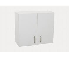 Hermes24 Küchenschrank Hängeschrank Oberschrank Badschrank REGSCWM B/TH 60x27x52 cm Holz Weiss Matt