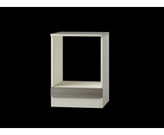 idealShopping GmbH Herdumbauschrank mit Arbeitsplatte Vigo U634-9 in Pinie Nachbildung