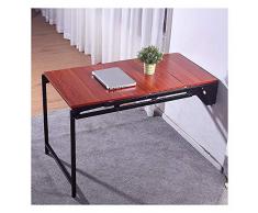 HLZY Wand montierten Klapptisch Klapphängeschrank, kleine Räume Schreibtisch Office Home Küche Massivholz Esstisch Computer-Schreibtisch