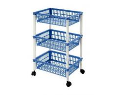 Lennox Gemüsehobel, 3 Körbe, 40 x 62 cm, Blau