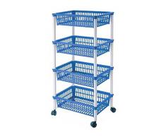 Lennox Gemüsehobel, 4 Körbe, 40 x 85 cm, Blau