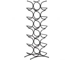AmazonBasics - Weinregal für 12 Flaschen, Schwarz
