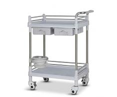 BETIME Servicewagen Mit Hohem Fassungsvermögen, Rollwagen Mit Schubladen, Stützt Bis Zu 30 Kg - Wannenwagen - Ideal Für Lagerhäuser, Garagen, Hotels Und Küchen