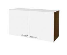 Flex-Well Küchen-Hängeschrank COSMO - Oberschrank - 2-türig - Breite 100 cm - Weiß