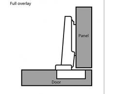 Hettich Sensys 8645i TH52 110 Grad Eckanschlag Standard Scharnier mit Soft Close Automatikscharnier Integrierter Dämpfung Scharniere für Küchenschrank Kleiderschrank 2 Stück Von LIKERAINY