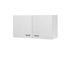 Flex-Well Küchen-Hängeschrank UNNA | Oberschrank vielseitig einsetzbar | 2-türig | Breite 100 cm | Weiß
