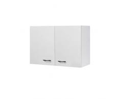 Flex-Well Küchen-Hängeschrank UNNA | Oberschrank vielseitig einsetzbar | 2-türig | Breite 80 cm | Weiß