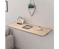Wandklapptisch, Platzsparender Laptop-Computer-Schreibtisch Workstation, Klapphängeschrank, Zwei Farben - Verschiedene Größen,Pine Farbe,50x40cm