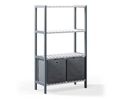 Vicco Bambus Regal Badregal Küchenregal Standregal Bücherregal für Küche Badezimmer 100x58x26cm