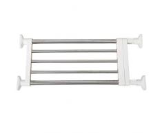 eSituro SBP0006 Regalsystem Teleskop-Garderobensystem Regaltrenner für den Kleiderschrank Teleskopregal für Küche Bücherregal Regalböden Ausziehbar 63~95cm