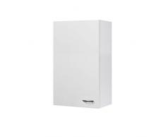 Flex-Well Küchen-Hängeschrank UNNA | Oberschrank vielseitig einsetzbar | 1-türig | Breite 50 cm | Höhe 89 cm | Weiß
