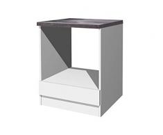 Flex-Well Herdumbauschrank LUCCA | Ofenschrank für Backofen | Breite 60 cm | Weiß