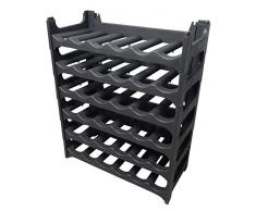 Alpfa Flaschenregal anthrazit für 3