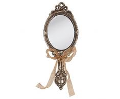 Clayre & Eef 62S008 HandSpiegel/Wandspiegel Vintage/Landhausstil 8 * 19 cm